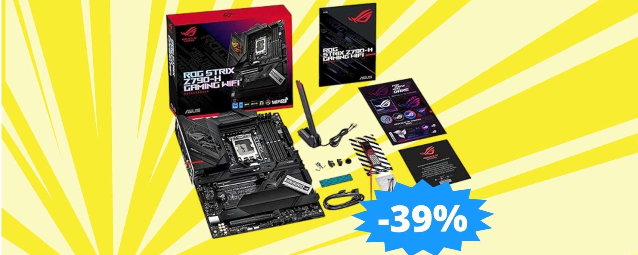 ASUS ROG Strix Z790-H: un AFFARE da non perdere (-39%)