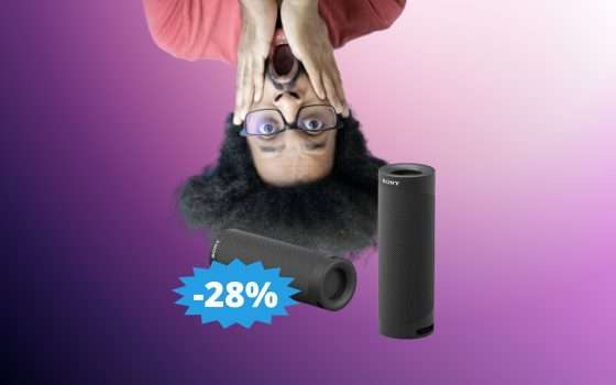 Speaker Sony SRS-XB23: offerta IMPERDIBILE su Amazon (-28%)