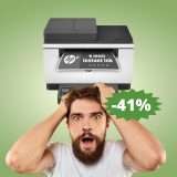 Stampante HP LaserJet 6GX01E: MEGA sconto del 41% su Amazon
