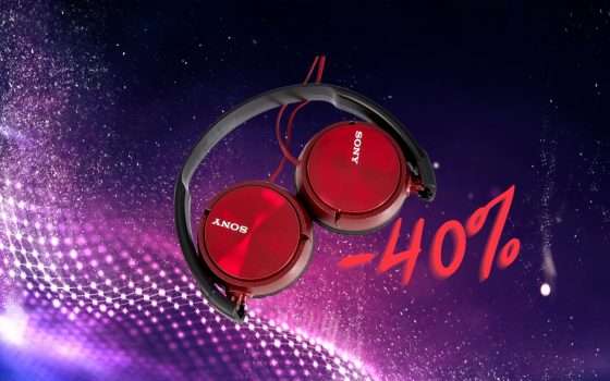 Cuffie Sony ECCELLENTI al 40% di SCONTO su Amazon