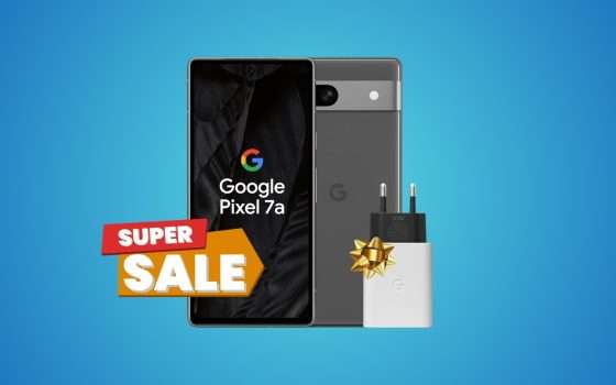Google Pixel 7a + Caricatore: prezzo da SBALLO alla Festa Offerte Primavera Amazon