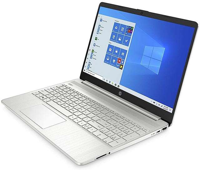 Il design del laptop HP 15s