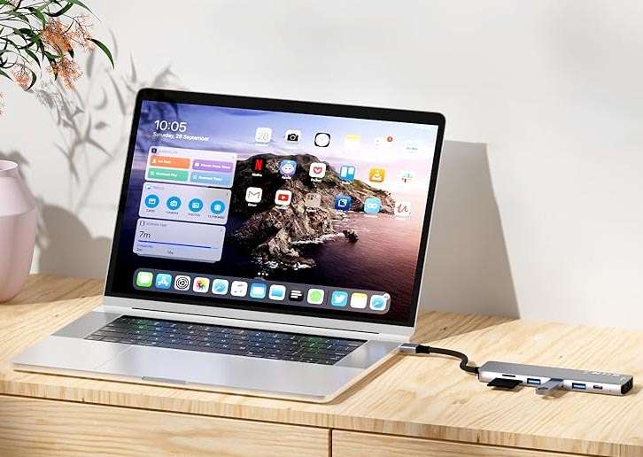 Hub Lettore Di Schede USB 3.0 7 In 1 – SD, Micro SD, CF, MS, XD, Trasferimento Veloce, Cavo 13 Cm