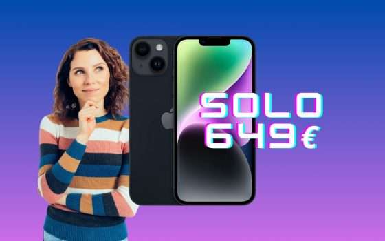 iPhone 14 a 649€: un REGALONE di Amazon, ULTIMI PEZZI