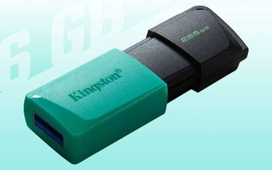 Pendrive Kingston da 256 GB in OFFERTA su Amazon