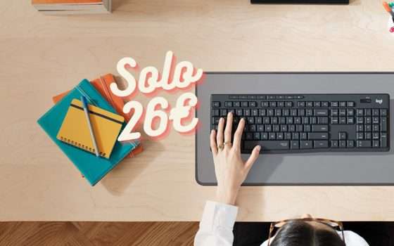Kit Mouse + Tastiera Logitech a soli 26€: un REGALO di Amazon