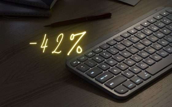 Logitech MX Keys Mini: la tastiera PAZZESCA al 42% di SCONTO