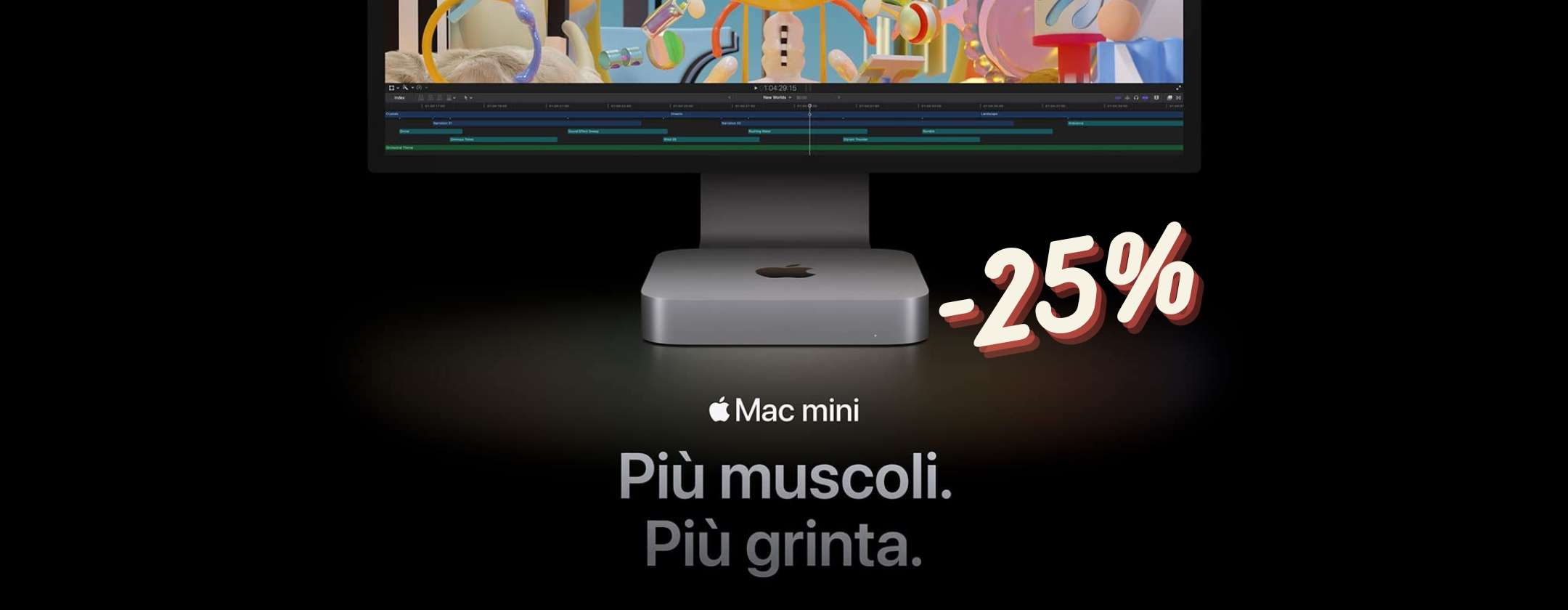 Mac mini M2 al MINIMO STORICO su Amazon: 25% di SCONTO