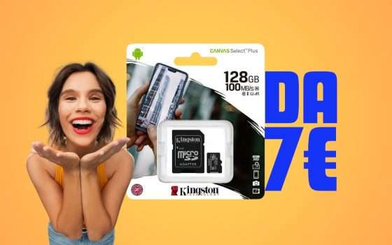 MicroSD Kingston Canvas 2024 a partire da 7€ su eBay
