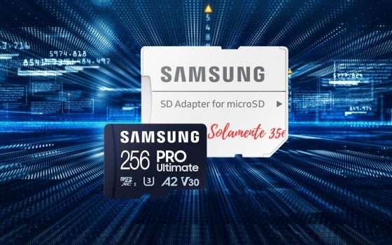 MicroSD Samsung 256GB: fino a 200 MB/s a 35€ con le Offerte di Primavera