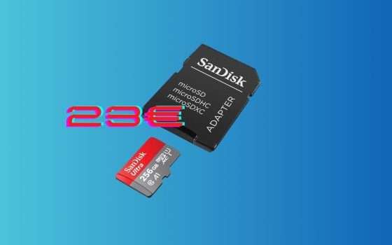 MicroSD SanDisk 256GB: solo 23€ alle Offerte di Primavera Amazon