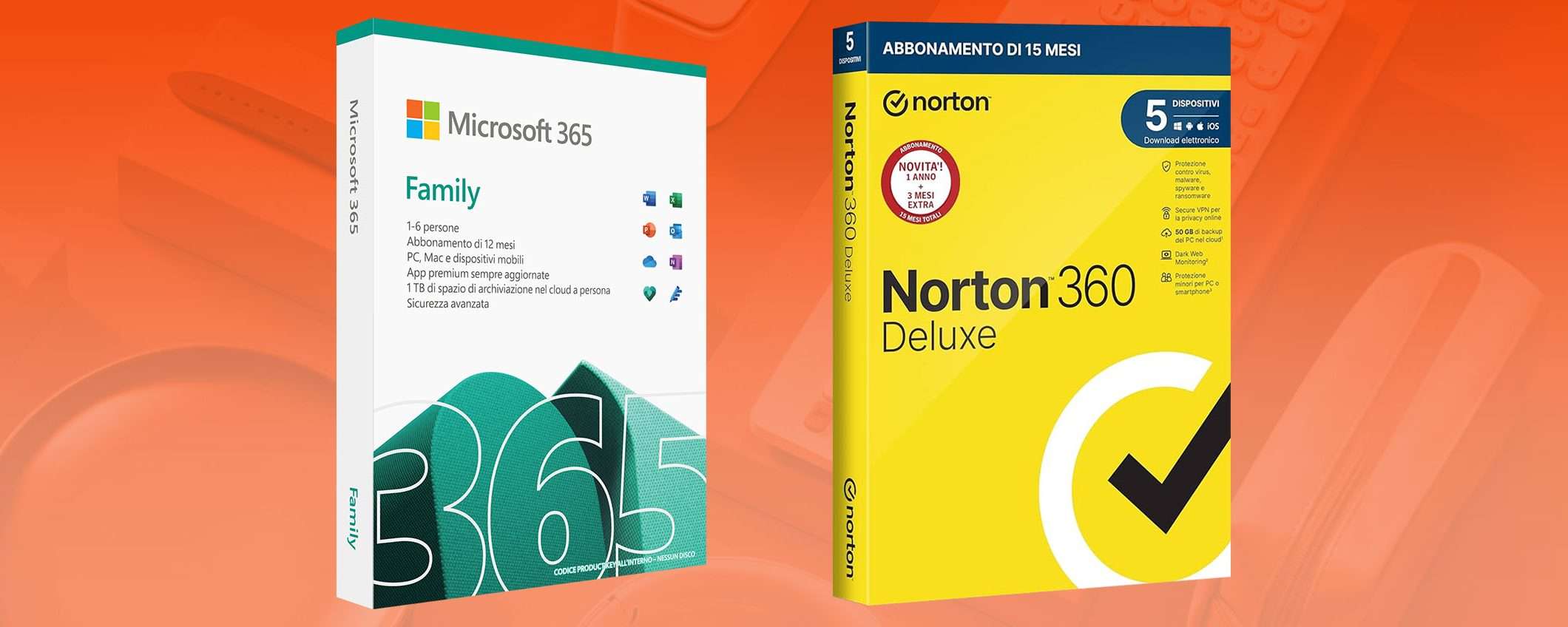 Microsoft 365 Family: SUPER SCONTO e Norton in regalo