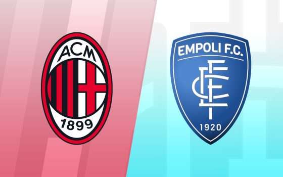 Milan-Empoli: formazioni e dove vederla in streaming