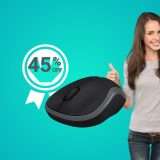 Mouse Logitech M185 a soli 9€ (-45%) su Amazon