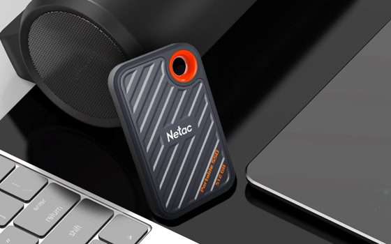 SSD portatile 512 GB: DOPPIO SCONTO su Netac ZX20