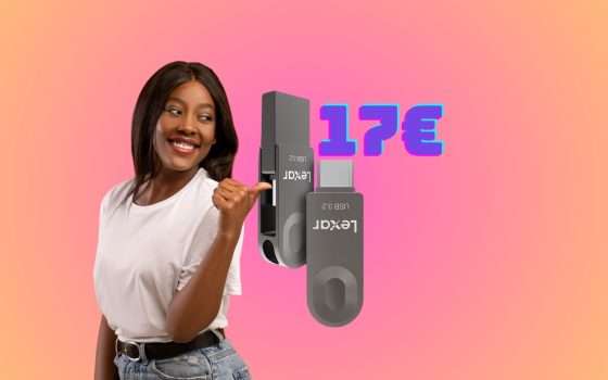 Pendrive Lexar 2 in 1 USB-A e Type C: solo 17€ con le Offerte Primavera Amazon