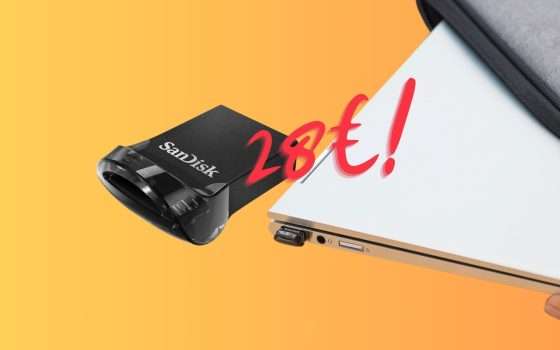 Pendrive Ultra Fit SanDisk 256GB a 28€ con le Offerte di Primavera Amazon
