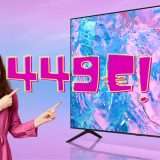 Samsung Crystal TV: 55 POLLICI e 4K a soli 449€
