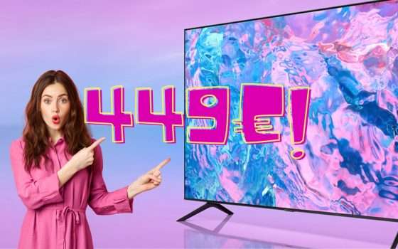 Samsung Crystal TV: 55 POLLICI e 4K a soli 449€