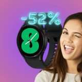 Samsung Galaxy Watch4 al 52% di SCONTO su Amazon