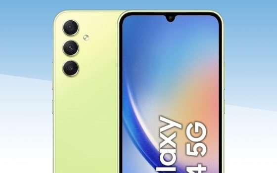 SCONTO IMPERDIBILE -43% sul Samsung Galaxy A34 5G