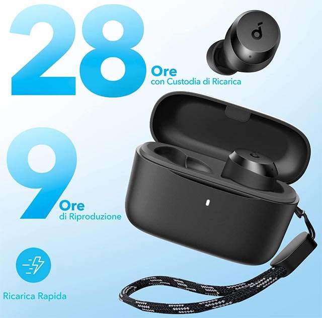 Gli auricolari wireless soundcore A20i