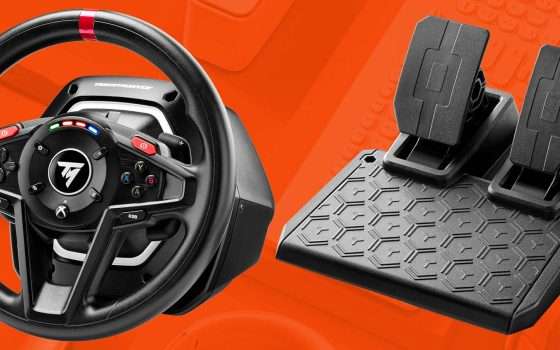 Thrustmaster: volante e pedali da gaming in FORTE SCONTO
