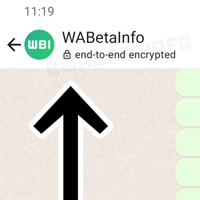 L'icona del lucchetto per le chat di WhatsApp protette da crittografia end-to-end