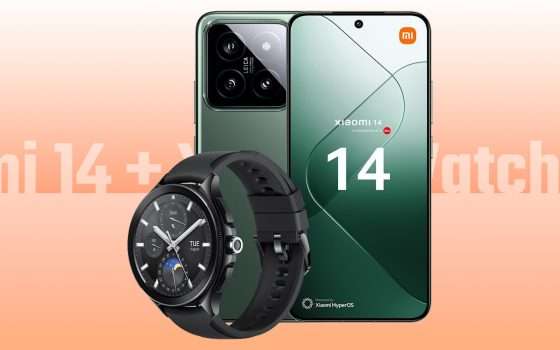 Xiaomi 14 e Xiaomi Watch 2 Pro: insieme, in SUPER SCONTO