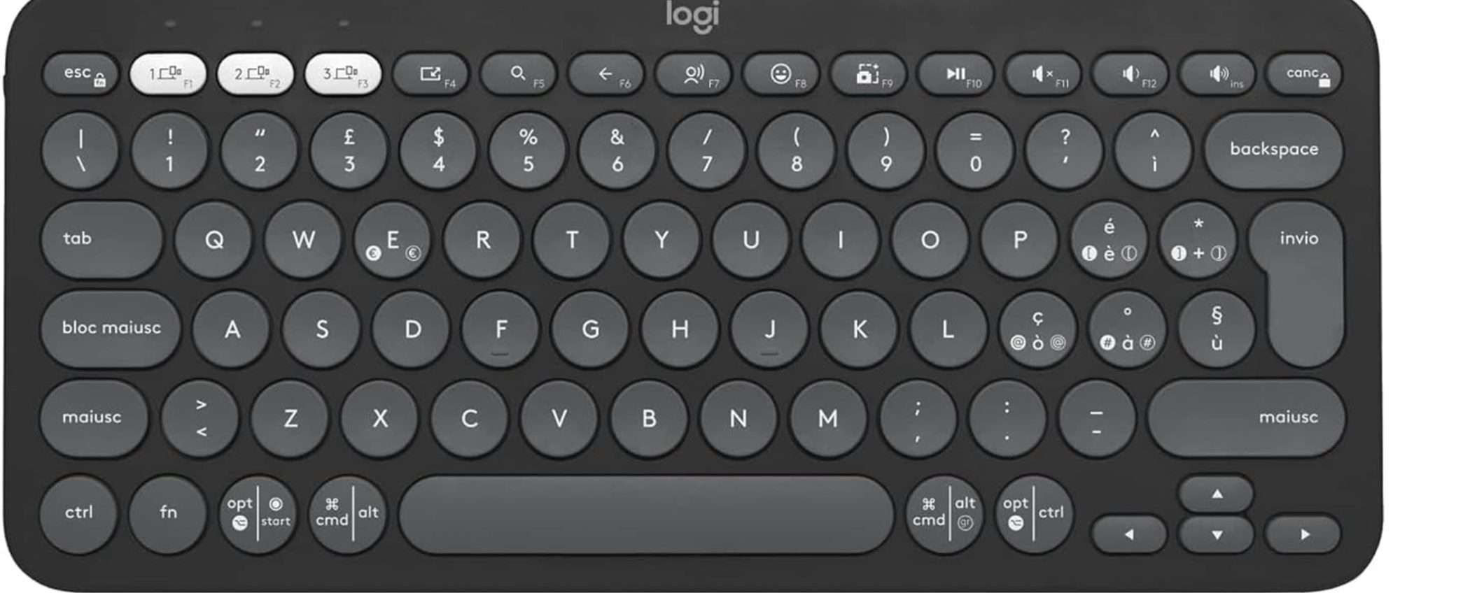 Tastiera Logitech Pebble Keys 2 K380s a soli 37€ è da cogliere al volo!