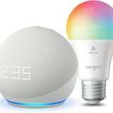 Echo Dot 5 + lampadina Smart multicolore all'incredibile prezzo di soli 49€
