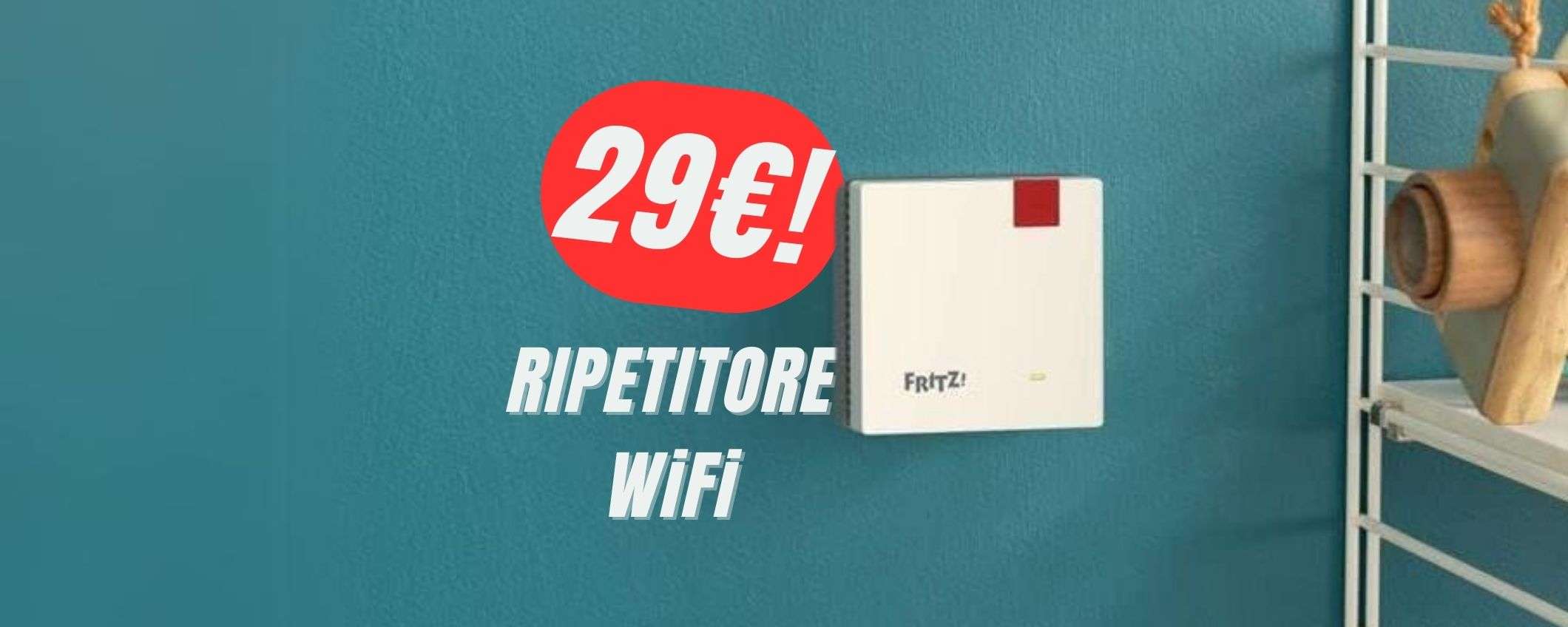 Mai più disconnessioni WiFi con il RIPETITORE FRITZ! al -32% in meno!