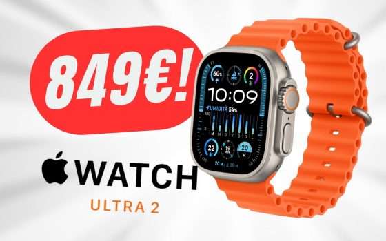 Risparmia 60€ sul re degli smartwatch: Apple Watch Ultra 2!
