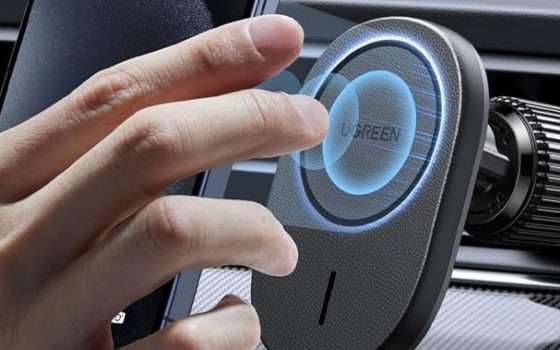 Caricatore wireless magnetico per auto: SCONTO del 30% IMMEDIATO (coupon)