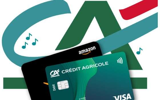 Ottieni canone gratis e buoni Amazon di 250€ con Crédit Agricole