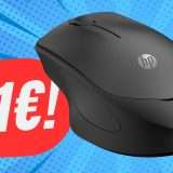 Wireless e silenzioso: il MOUSE di HP perfetto costa 11€!