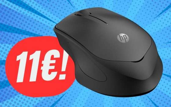 Wireless e silenzioso: il MOUSE di HP perfetto costa 11€!