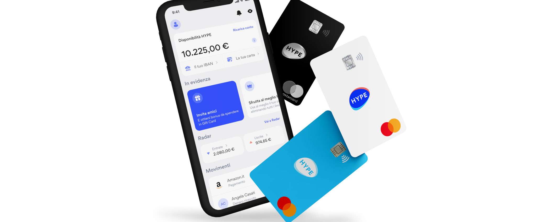 Con Hype Premium ricevi un bonus di 25€ se lo apri adesso