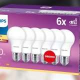 Lampadine a goccia Philips E27: fai SCORTA, confezione da 6 a 21€ (doppio sconto)