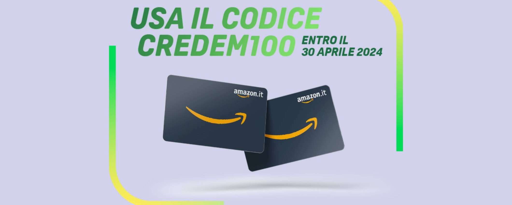 Credem Link: apri il conto entro il 30/04 per ottenere fino a 100€ in Buoni Amazon