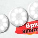 Armadio ILLUMINATO con sistema senza fili e accensione AUTOMATICA, 6pz