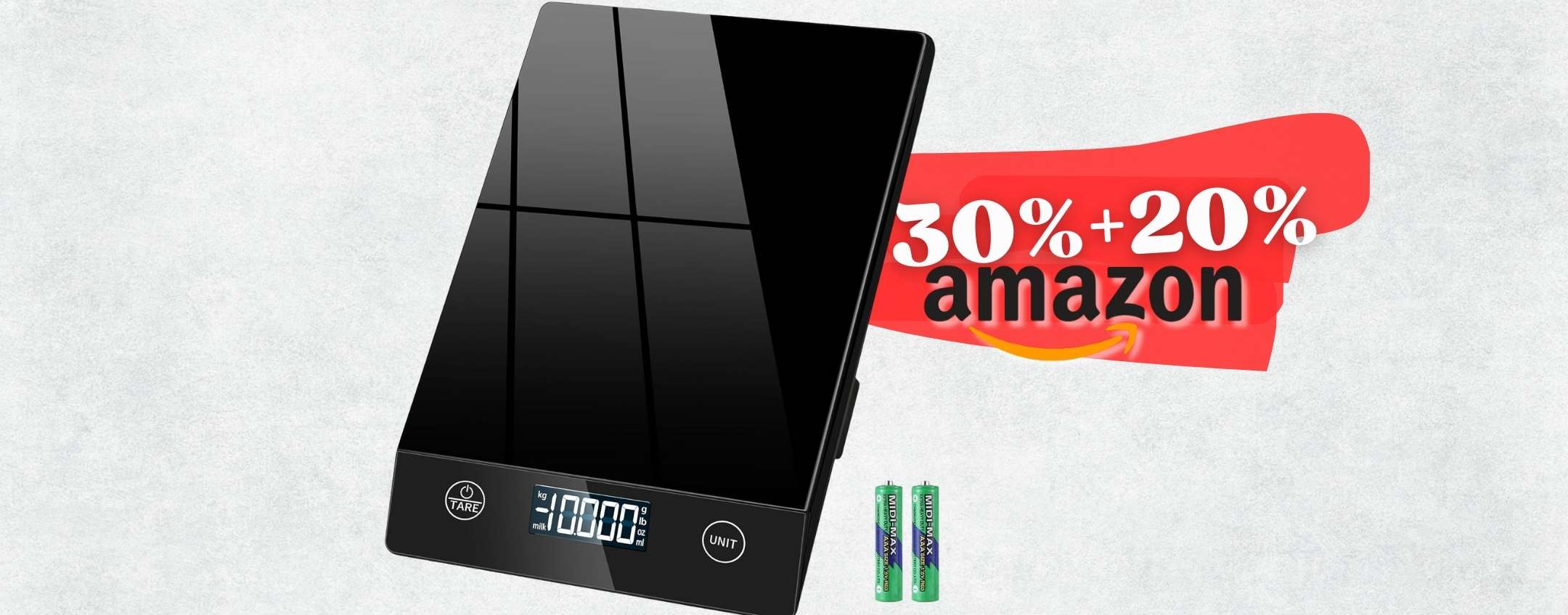 Bilancia elettronica in acciaio inossidabile da 10 kg/1 g, bilancia da cucina digitale, oz per cucinare e cuocere al forno | Leroy Merlin