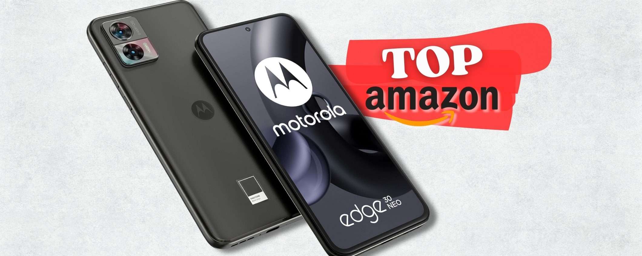 Motorola Edge 30 Neo configurazione 8GB/256GB sotto i 200€ su Amazon