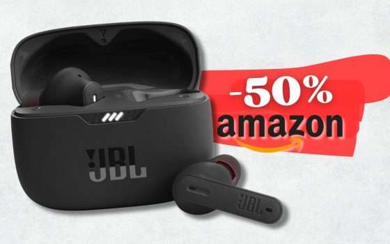 Auricolari TWS JBL fenomenali per musica, ESAGERATI in allenamento (50%)