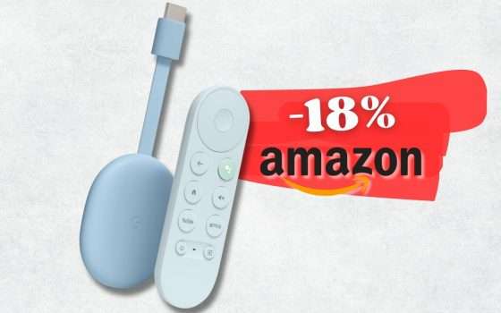 TORNA in promo il Chromecast con Google TV per televisore NUOVO a 32€