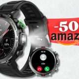 Smartwatch al polso con chiamate e TORCIA integrata: ULTRA tecnologico