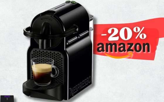 Nespresso Inissia è la PIÙ VENDUTA ed ora è scontata del 20% (Amazon)
