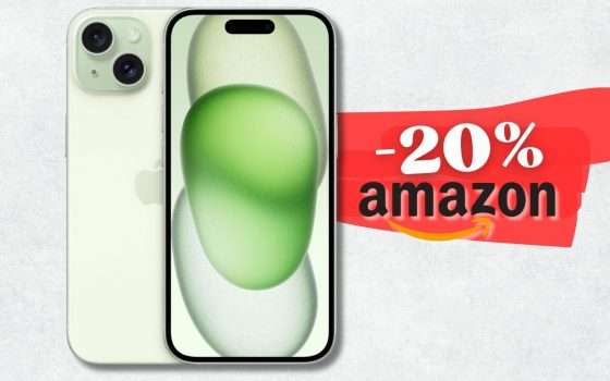 OCCASIONE per Apple iPhone 15 128 GB, pagalo a rate su Amazon (-20%)