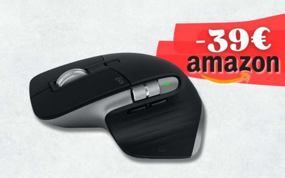 Logitech MX Master 3S è tra i migliori mouse, ora in sconto SHOCK