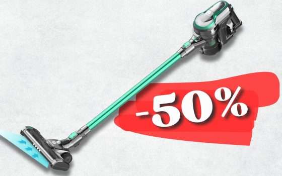 Appena 70€ per un aspirapolvere SENZA FILI che disintegra lo sporco